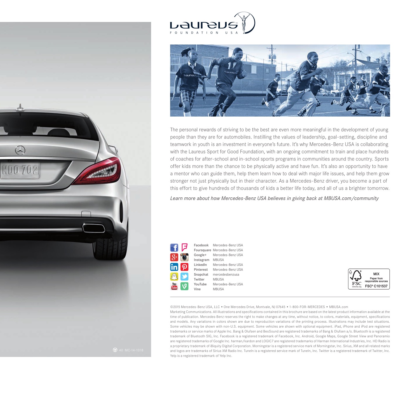 2015 Mercedes-Benz CLS-Class Brochure Page 21